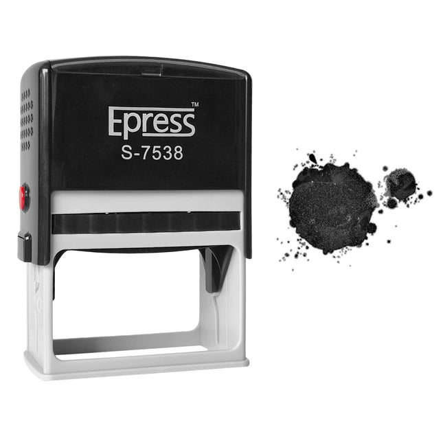 Sello personalizada con tu diseño 75x38 mm - Por unidad