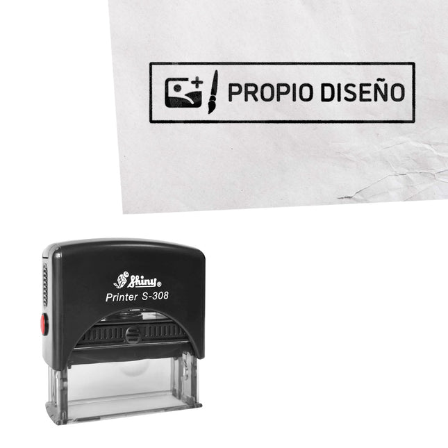 Sello personalizada con tu diseño 45x10 mm - Por unidad