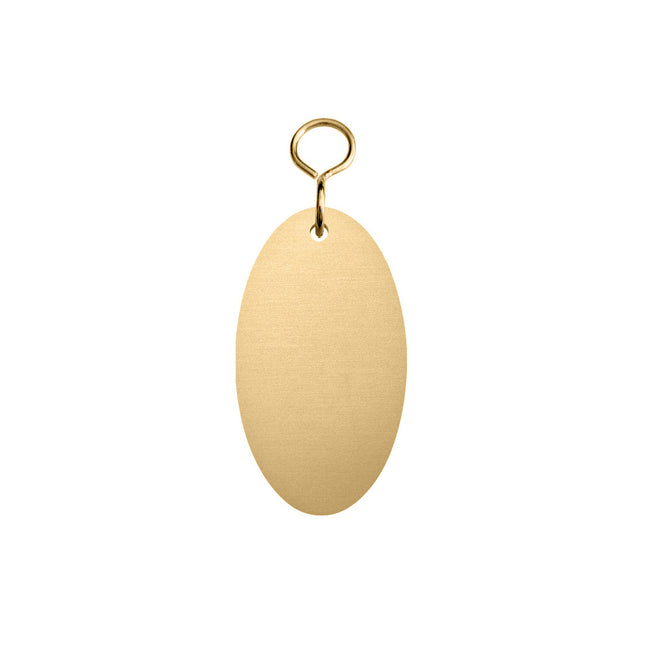identificador de laton ovalado 37x67 mm - Por unidad
