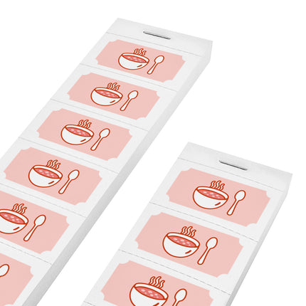 Tickets de consumición para sopa - 1000 cupones