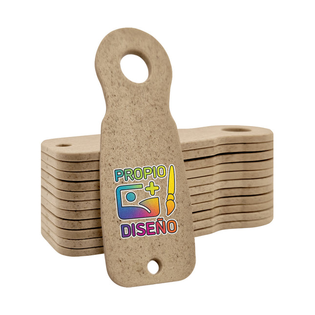 Fichas Caddy-Key fibra de madera personalizadas –  50 unidades