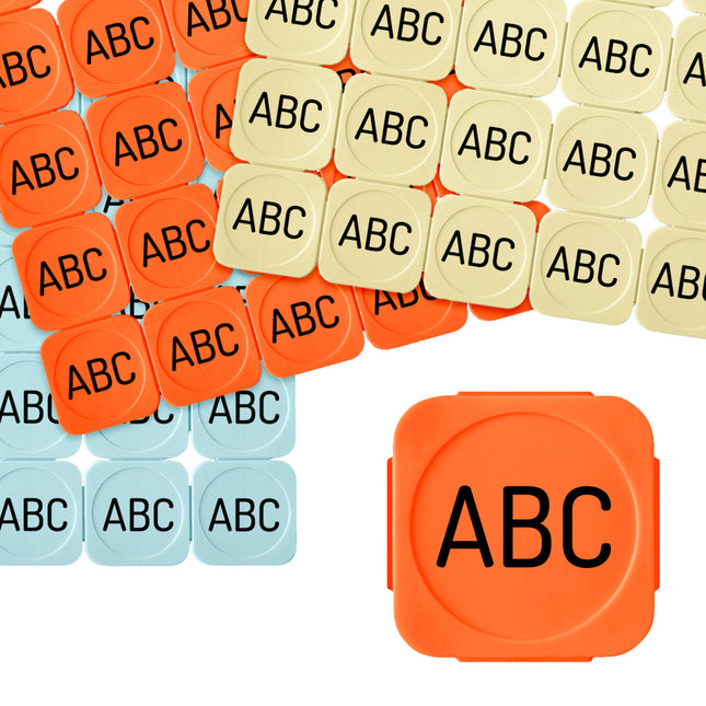 Fichas para festivales con letras personalizada - 100 unidades