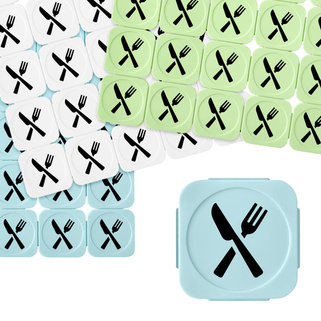 Fichas para festivales con cubiertos - 100 unidades