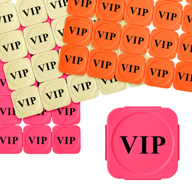 Fichas para festivales con VIP - 100 unidades