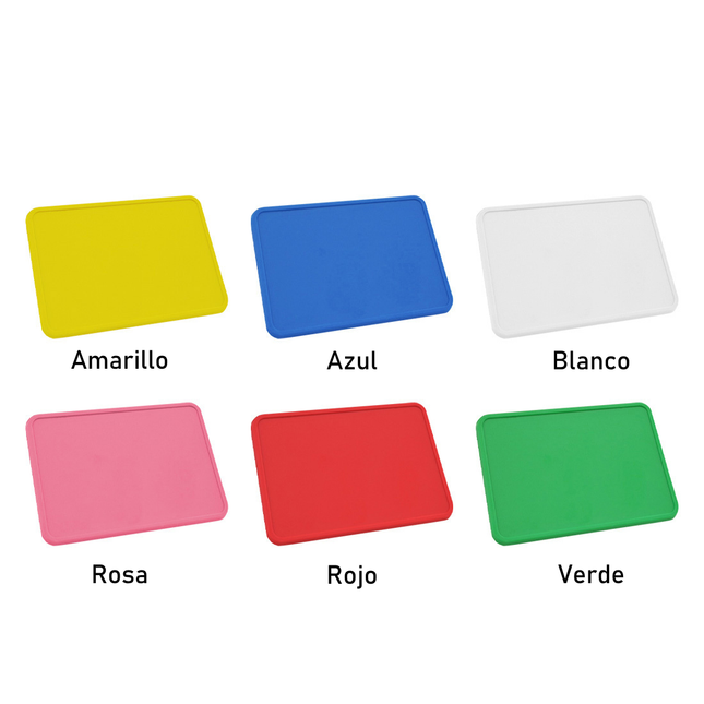 Fichas de plastico rectangular personalizadas 50x35 mm - 100 unidades