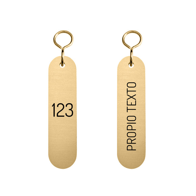 Llavero para hotel Felix personalizable 28x72 mm - Por unidad