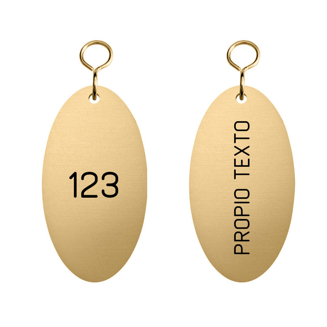 Llavero para hotel Sablon personalizable 45x85 mm - Por unidad