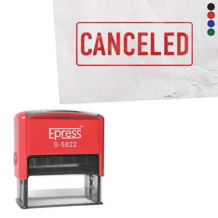 Sello Canceled 58x22 mm - Por unidad