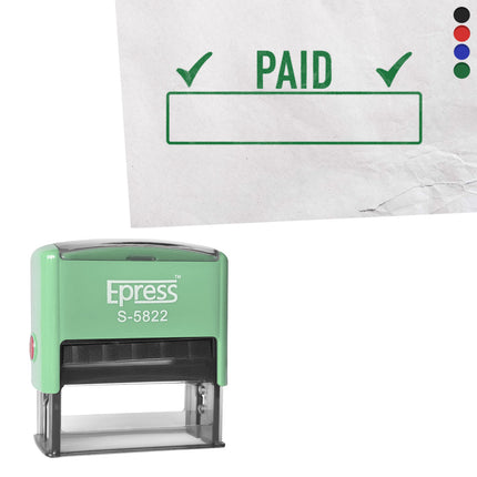 Sello Paid 58x22 mm - Por unidad