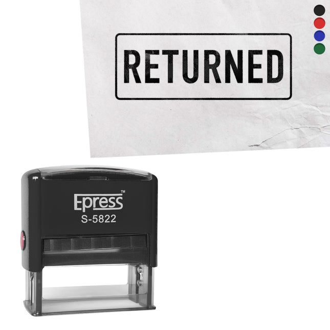 Sello Returned 58x22 mm - Por unidad