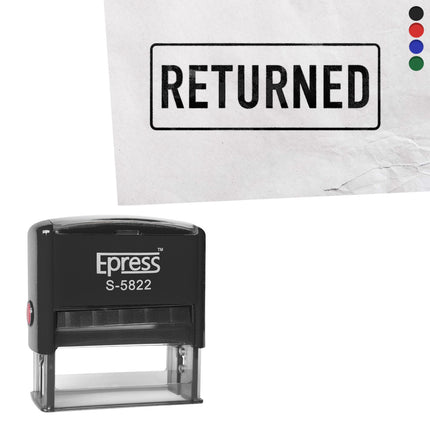 Sello Returned 58x22 mm - Por unidad